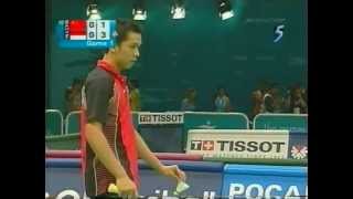 Badminton 2006 Asian Games MS Final Taufik Hidayat vs Lin Dan [upl. by Netsew]