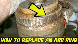 ABS Reluctor Ring Replacement  How To  BMW 3 Series [upl. by Harriet]