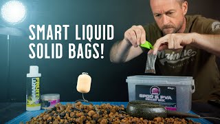 SMART LIQUID Solid PVA Bag How to tie a SIMPLE CARP RIG amp PVA bag for carp fishing Mainline Baits [upl. by Jerrome]