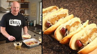 Grilled Bratwurst  How To [upl. by Elrebma]