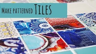 Make your own patterned tiles [upl. by Jan450]