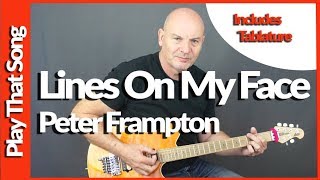 Lines On My Face By Peter Frampton  Intro  Guitar Tutorial [upl. by Leach]