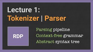 Building a Parser from scratch Lecture 118 Tokenizer  Parser [upl. by Whale672]