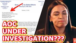 AOC TERRIFIED Begs DOJ to Reveal Investigation into Her Helping Migrants aoc newyork immigration [upl. by Girvin]