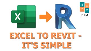 Import Excel into Revit  My Preferred Method [upl. by Tavey528]