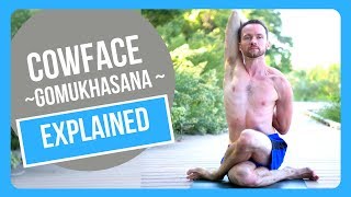 How to do Cowface Pose Gomukhasana [upl. by Charlean]