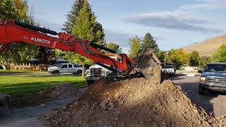 Felco Vibratory Compaction Bucket on a Kubota KX0804 Mini Excavator  SHORT VERSION [upl. by Dikmen262]