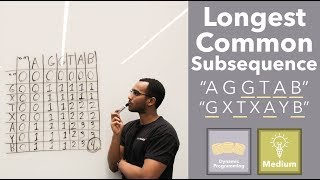 Longest Common Subsequence 2 Strings  Dynamic Programming amp Competing Subproblems [upl. by Eninahs101]