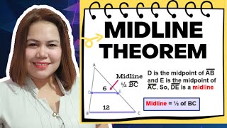 MIDLINE THEOREM  GRADE 9 [upl. by Nerahs]