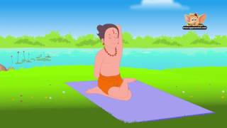 Learn Yoga in Hindi  Gomukhasana [upl. by Ahsyek]