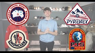 Canada Goose vs Moncler vs Parajumpers vs Pyrenex Designer Coat Review  Episode 006 [upl. by Avenej]