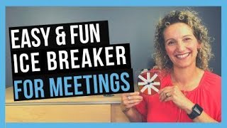 Fun Icebreakers for Meetings TEAM BONDING ACTIVITIES FOR WORK [upl. by Hagi]