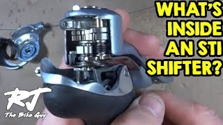 Whats Inside A Shimano STI Shifter How Do STI Shifters Work [upl. by Lucio]