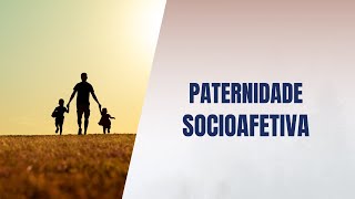 Paternidade socioafetiva [upl. by Elehcor]