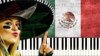 The Mexican Hat Dance El Jarabe Tapatío  Piano Tutorial [upl. by Lyndsie]