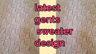 Gents sweater knitting design latest by SH fashion world [upl. by Ashli367]