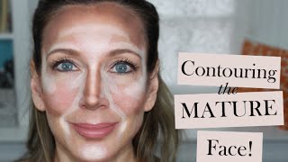 How to Contour the Mature Face  Contouring amp Highlighting Tutorial [upl. by Dragelin]