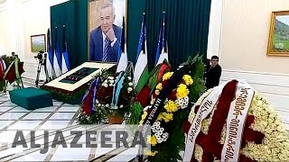 Uzbek President Islam Karimov laid to rest [upl. by Stanislaw]