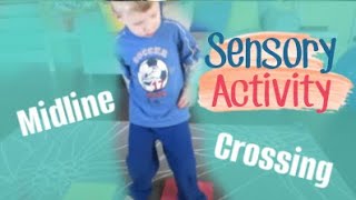 Simple Midline Crossing Exercise for Sensory Integration [upl. by Odnanreh]