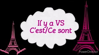 CÈ CI SONO in francese IL Y A e le differenze con CESTCE SONT  Lezione 16 [upl. by Ley]