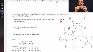 Polymerization going from monomer to polymer [upl. by Damha]