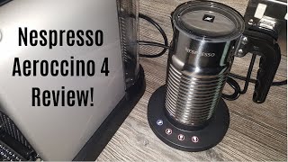 Nespresso Aeroccino 4 Milk Frother Review  Worth upgrading from the Aeroccino 3 [upl. by Elnore478]