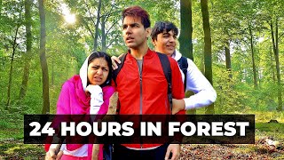 LIVING IN FOREST FOR 24 HOURS  Rimorav Vlogs [upl. by Frasquito163]