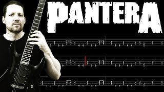 PANTERA Floods Outro Guitar Tab  Lesson [upl. by Akla738]