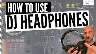 How to Use DJ Headphones [upl. by Yttiy]