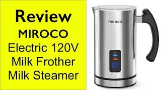 Review Miroco Milk Frother  How to make froth milk at home [upl. by Cowley]