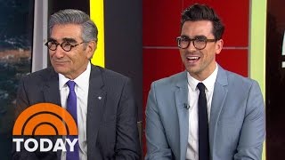 Eugene Levy And Son Daniel Talk About ‘Schitt’s Creek’  TODAY [upl. by Arodasi]