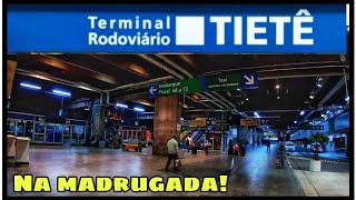 Como é o TERMINAL RODOVÍARIO TIETÊ na MADRUGADA [upl. by Payson]