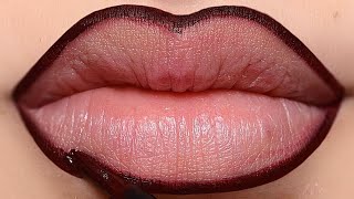 How To Apply Lip Liner Perfectly  Wonderful Lipstick Tutorial [upl. by Daryn213]