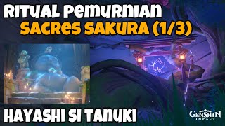 Ritual Pemurnian Sacred Sakura Part 1  Hayashi si Tanuki  Genshin Impact [upl. by Hameean]