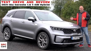 2021 Kia Sorento 16 TGDI Hybrid Test Drive and Review [upl. by Combe]