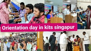 Orientation program in Kits singapur🥰kits Tirumalvlogs orientationsession pawanklyan [upl. by Ades357]