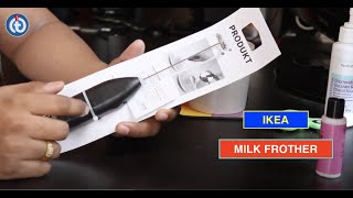 IKEA MILK FROTHER Review amp Battery Installation [upl. by Calmas]