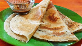 Healthy amp Crispy Sorghum Dosa Recipe  Tasty Cholam Dosa with Idli Powder Filling  Jowar Dosa [upl. by Ynohtnaleahcim]