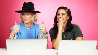 Ali Krieger and Ashlyn Harris Take A Relationship Quiz [upl. by Christiano553]