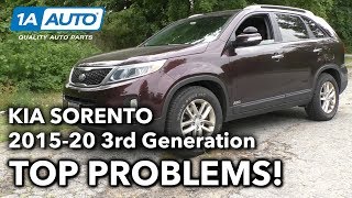 Top 5 Problems Kia Sorento SUV 3rd Generation 201520 [upl. by Daht]