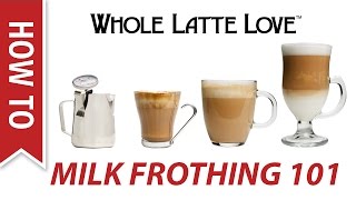 Milk Frothing for Beginners [upl. by Cassondra]