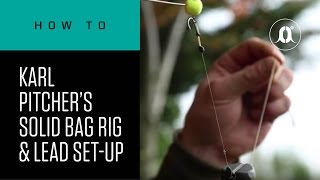 PVA Bagging Tutorial By Karl Pitcher including his lead setup and rig  Carp Fishing [upl. by Elletnahs]