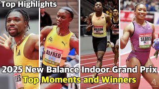 BIGGEST Upset at the 2025 New Balance Indoor Grand Prix  Noah Lyles  Julien Alfred  Track amp Field [upl. by Yekcir]