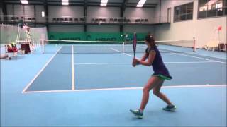 Tsveta Dimitrova  College Tennis Recruiting Video  Fall 2016 [upl. by Apps]