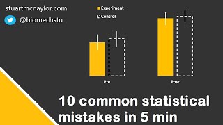 Ten Statistical Mistakes in 5 Min [upl. by Tenaj]