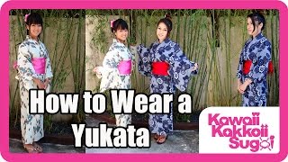 How to Wear a Yukata Simple HD [upl. by Micki]