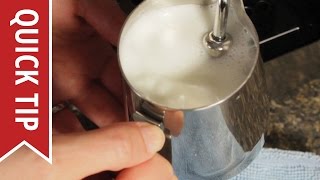 How to AutoFroth Milk for Lattes [upl. by Mcnully]