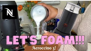 How To Foam Milk With Aeroccino 3 Make Coffee With Foam Tips amp Tricks  Easy Foamed Latte Recipe [upl. by Apostles]