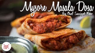 Mysore Masala Dosa Recipe  Chef Sanjyot Keer [upl. by Calandria528]