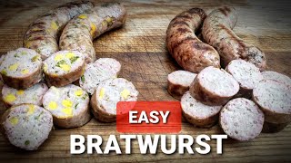 Bratwurst Recipe  Sheboygan Brats  Green Chile Cheese Brats [upl. by Yenittirb854]